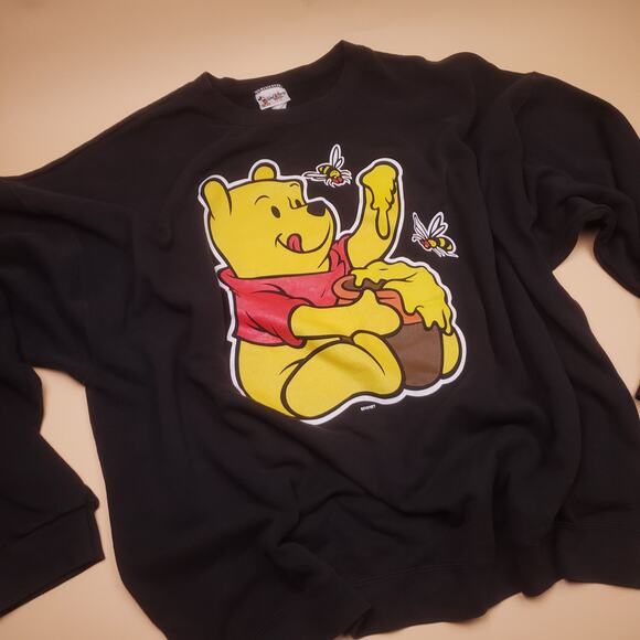 Vintage Winnie the Pooh Walt Disney World Big Pooh Sweater Crewneck Mens 3XL - Picture 6 of 14